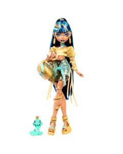 Monster High Szörnyen új baba kiskedvenccel - Cleo De Nile