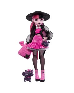 Monster High Szörnyen új baba kiskedvenccel - Draculaura
