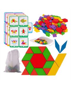 Montessori fa elemek oktatójáték 155 darabos