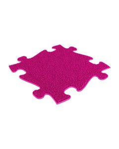 Muffik ortopédiai puzzle - kemény fű, pink, 1 db