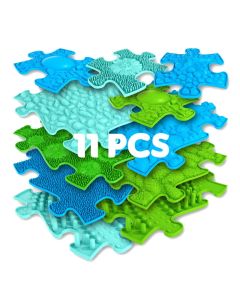 Muffik ortopédiai puzzle szőnyeg - óceán alapkészlet, 11 db