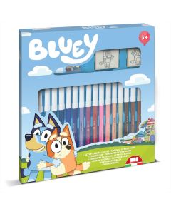 Multiprint Bluey nyomdakészlet filcekkel, 18 db-os