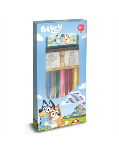 Multiprint Bluey nyomdakészlet filcekkel, 9 db-os