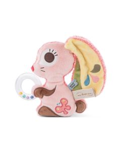 My First NICI Wombitombi plüss csörgő, Hopsali nyuszi 18 cm