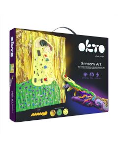 Okto Sensory Art kreatív gyurma szett - Gustav Klimt, A csók 30x40 cm