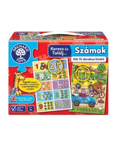Orchard Toys Keress és találj... Számok puzzle, 2x10 db-os 