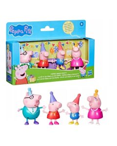 Peppa Malac Családi csomag 4 db-os figura szett, szülinap