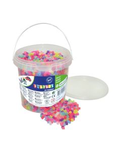 Playbox Vödör vasalható gyöngyökkel, 5000 db, áttetsző színek