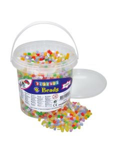 Playbox Vödör vasalható gyöngyökkel, 5000 db, gyöngyház mix