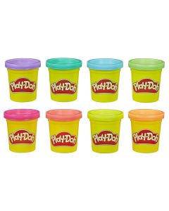 Play-Doh 8 db-os gyurmakészlet - neon színek
