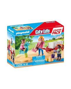 PLAYMOBIL® 71258 Starter Pack - Óvonó húzható kiskocsival