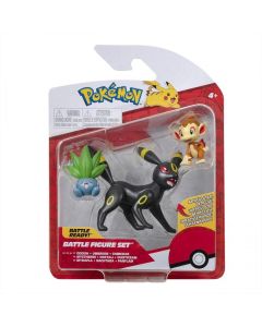 Pokémon 3 db-os figura csomag - Chimchar, Oddish, Umbreon