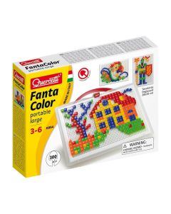 Quercetti FantaColor pötyi 300 db, szögletes