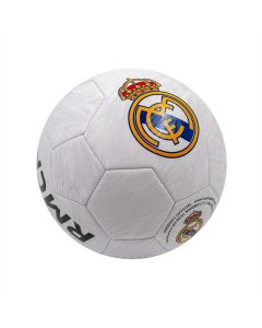 Real Madrid logós focilabda metál fehér, 5-ös méret