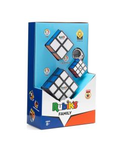 Rubik kocka családi csomag - 3x3, 2x2, 3x3 kulcstartó