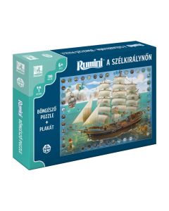 Rumini a Szélkirálynőn böngésző puzzle 180 db, plakáttal