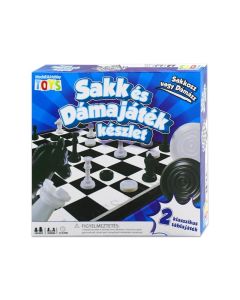 Sakk és dámajáték készlet