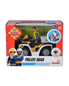 Sam, a tűzoltó Rendőrségi quad figurával
