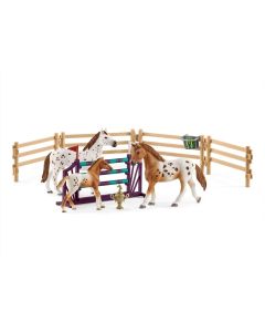 Schleich 42433 Horse Club Lisa lovas gyakorló szettje