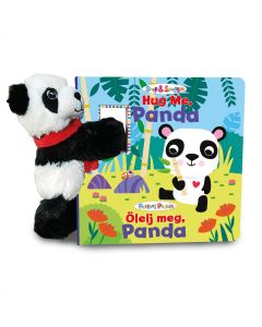 Snap & Snuggle Pattanj pajtás plüss barát képeskönyvvel  - ölelnivaló panda