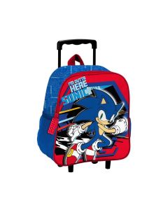 Sonic gyerek gurulós bőrönd