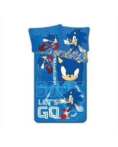 Sonic Let's Go ágyneműhuzat 140×200 cm, 70×90 cm