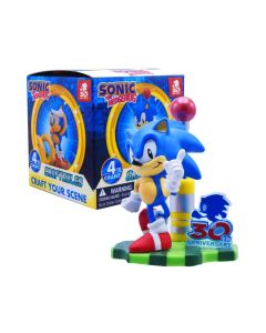 Sonic meglepetés figura összeépíthető jelenettel