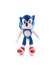 Sonic plüss figura, 28 cm, lógó