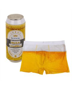 Sörös férfi boxer sörös dobozban, L méret