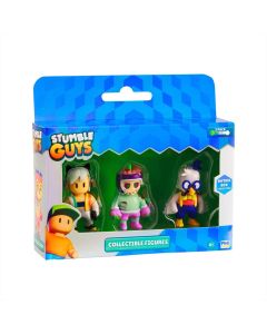 Stumble Guys mini figurák, 3 db, 3. sorozat - többféle