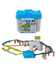 Thomas & Friends Pályaépítő készlet tárolódobozban, 34 db-os