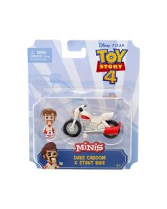 Toy Story 4 Minifigura járművel - Duke Caboom és kaszkadőr motorja