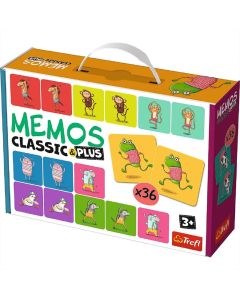 Trefl Classic&Plus Memóriajáték 36 db - Mozogj és játssz
