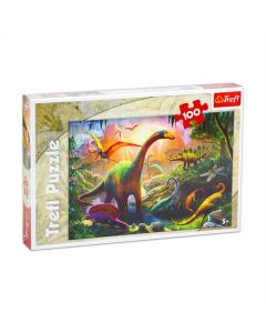 Trefl puzzle 100 db - Dinoszauruszok