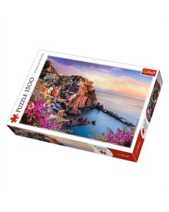 Trefl puzzle 1500 db - Manarola tengerpartja, Olaszország