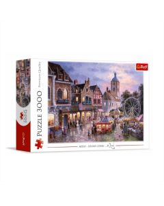 Trefl puzzle 3000 db - Kisvárosi boldog emlék