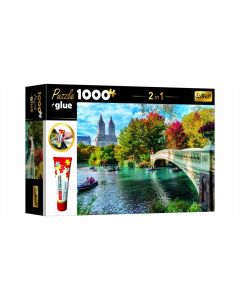 Trefl puzzle ragasztóval 1000 db - Híd a folyón