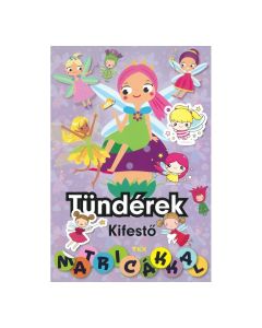 Tündérek kifestő - matricákkal