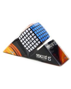 V-Cube 6X6 versenykocka, fekete, lekerekített