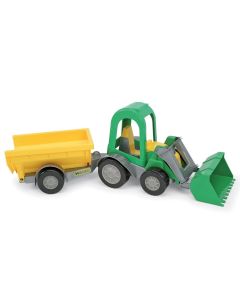 Wader Homlokrakodós traktor utánfutóval 38 cm