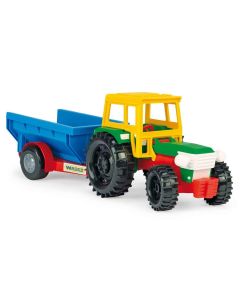 Wader Traktor Billenős pótkocsival 38 cm
