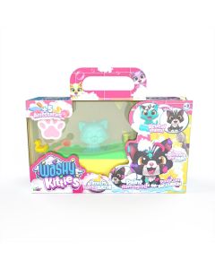 Washy Friends Color Reveal Pancsoló cicusok káddal és 5 kiegészítővel - Cirmi