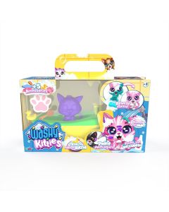 Washy Friends Color Reveal Pancsoló cicusok káddal és 5 kiegészítővel - Pinki