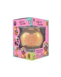 YuMe Squid Game Piggy Bank meglepetés mini figura szerencsemaacban