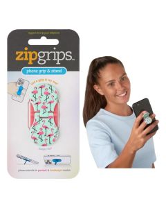 Zipgrips mobiltartó - Flamingó