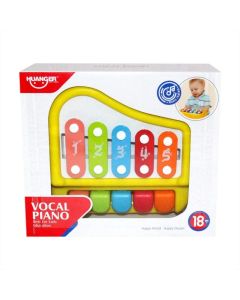 Zongora és xilofon 2in1 - sárga
