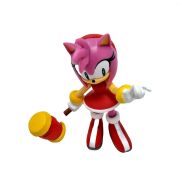  Sonic, a sündisznó összerakható figura, 18 cm - Amy Rose