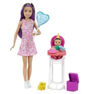 Barbie Bébiszitter játékszett - etetés (FHY97/GRP40)