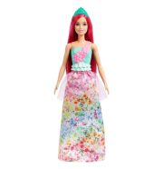 Barbie Dreamtopia hercegnő - sötét-rózsaszín hajjal
