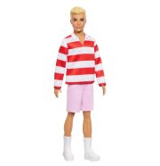 Barbie Fashionista barátok fiú baba - piros csíkos pulcsiban